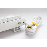 Ducky One 3 Classic Pure White SF, keyboard (white, US layout, Cherry MX Brown, RGB LED, double-shot PBT, hot-swappable, Quack Mechanics, 65%)