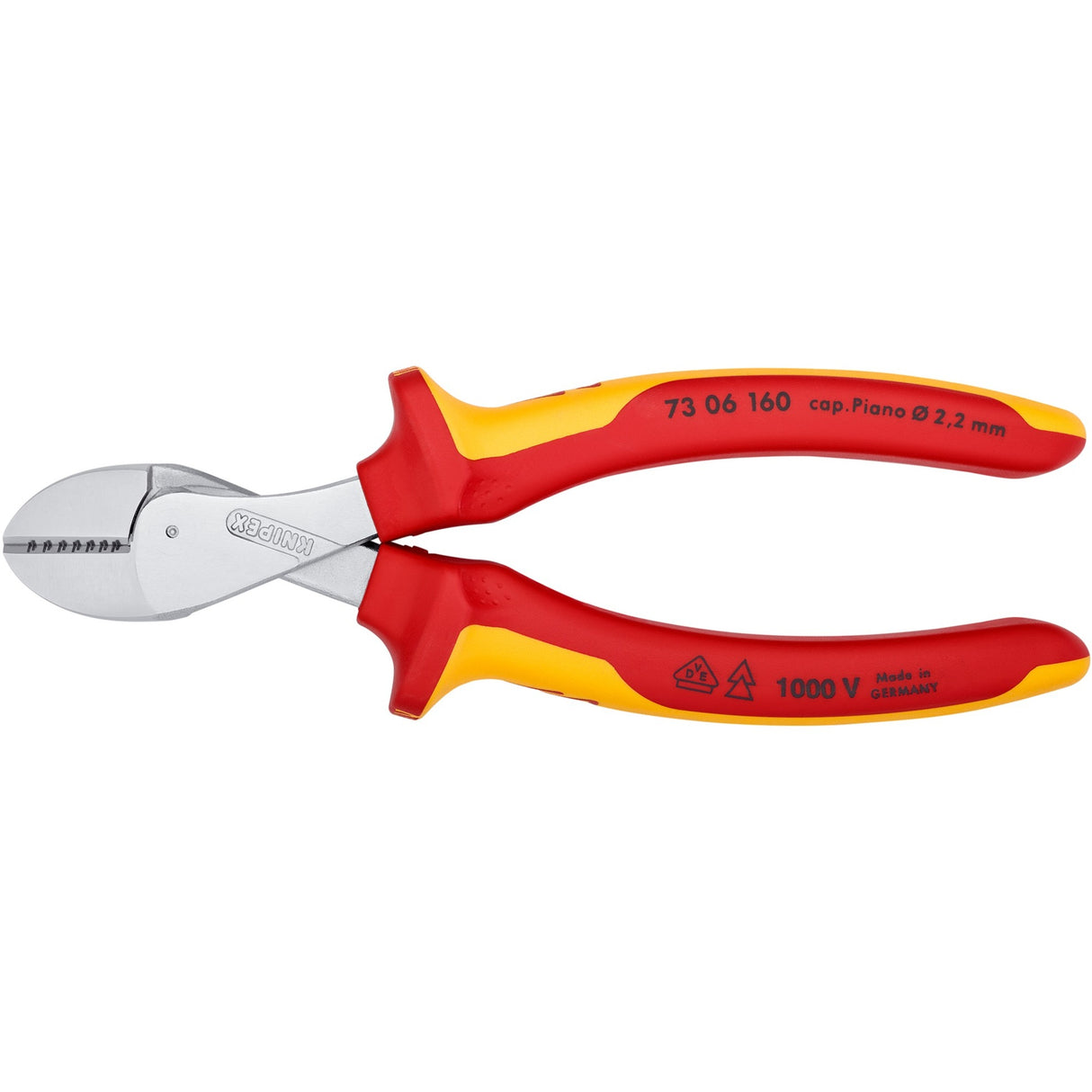 KNIPEX X-Cut Compact šoninės pjovimo replės 73 06 160