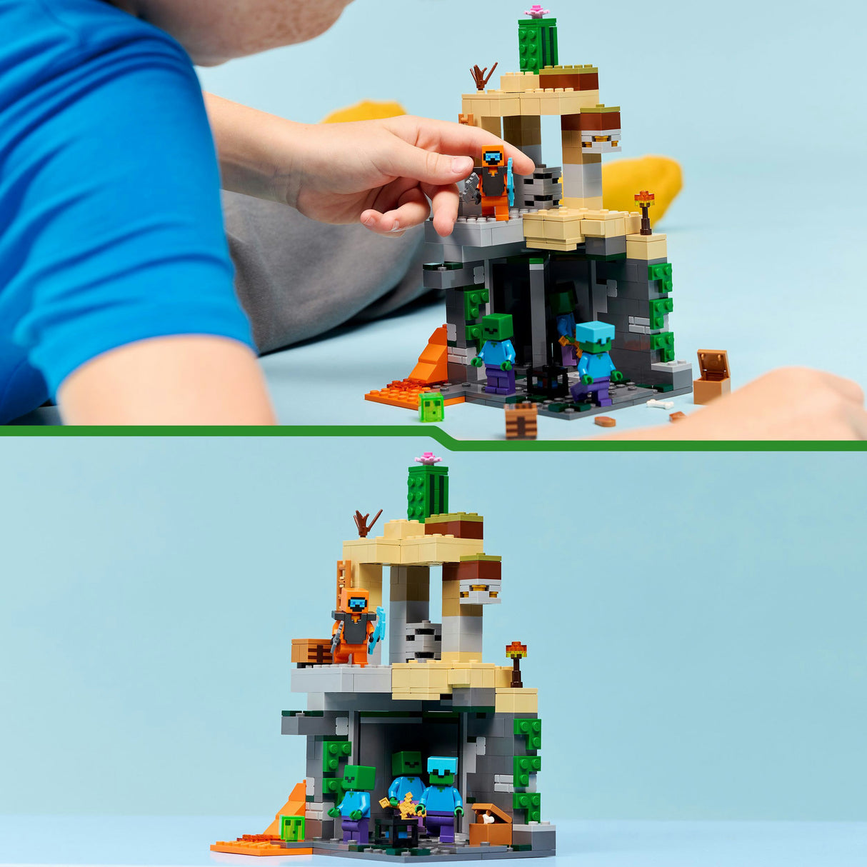 Lego minecraft 21587 zombie fangehull