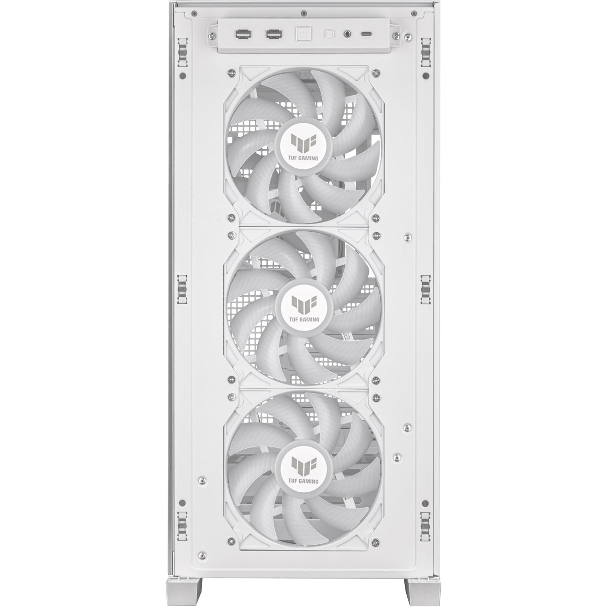 Asus TUF Gaming GT302 ARGB Midi Tower Case (White | 2x USB-A | 1x USB-C | RGB | Tempered Glass)