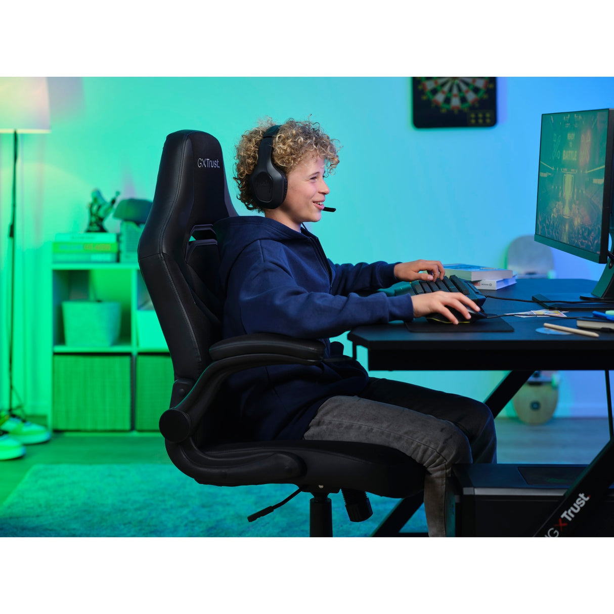 Trust GXT 703 Riye Gaming Chair (black)