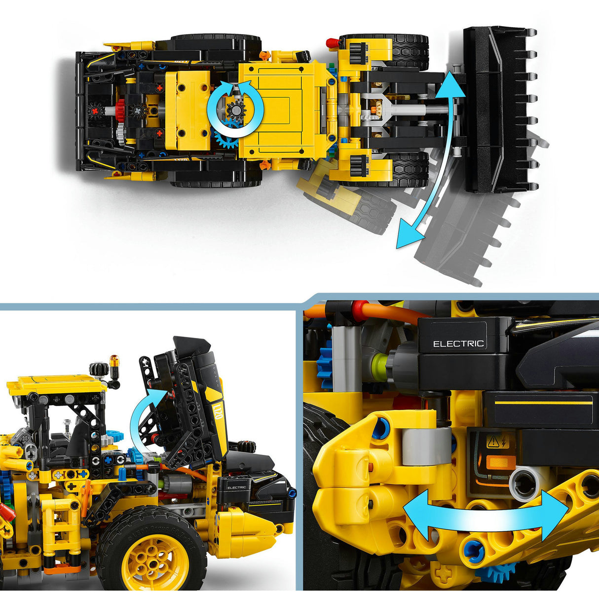 Lego technic 42209 volvo l120 elektrisk hjullastare