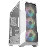 Cooler Master MasterBox TD500 Mesh V2 Midi Tower Case (White | 2x USB-A | 1x USB-C | RGB | Tempered Glass)