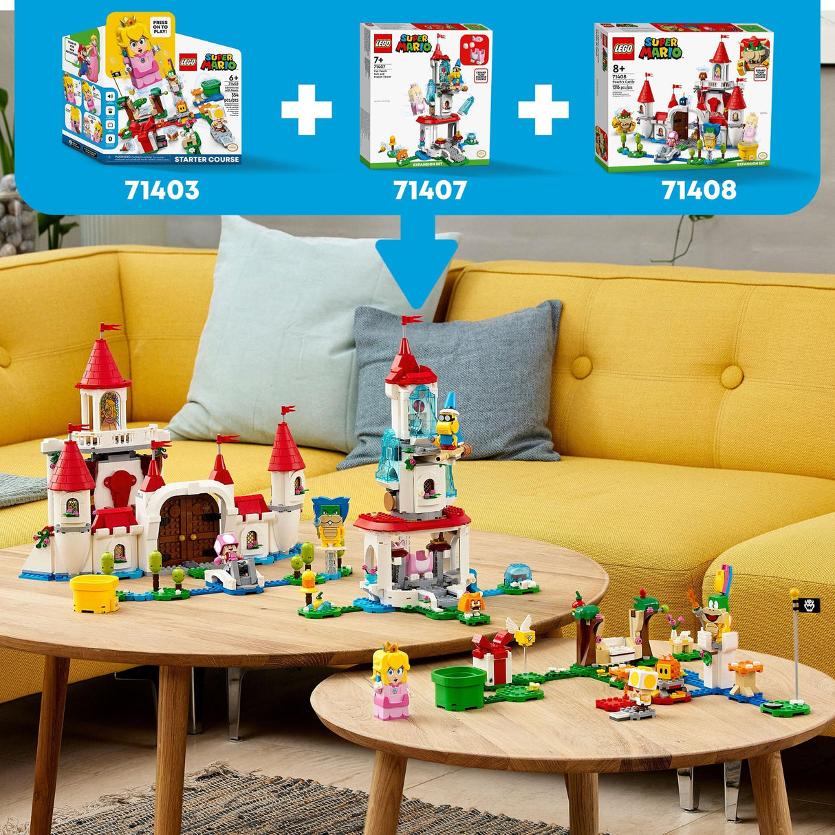 Lego Super Mario – Erweiterungsset: Bauspielzeug „Peach' Castle“ (71408)