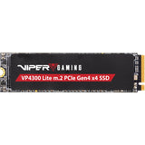 Patriot vp4300l1tbm28h viper vp4300 lite ssd, 1tb, m.2 2280, pcie gen4 x4, 7400 mb s, 800k iops