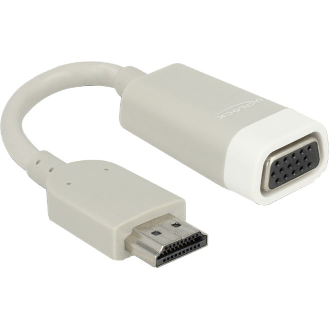 Delock HDMI A > VGA Adapter (Grey, 0.15 meter)