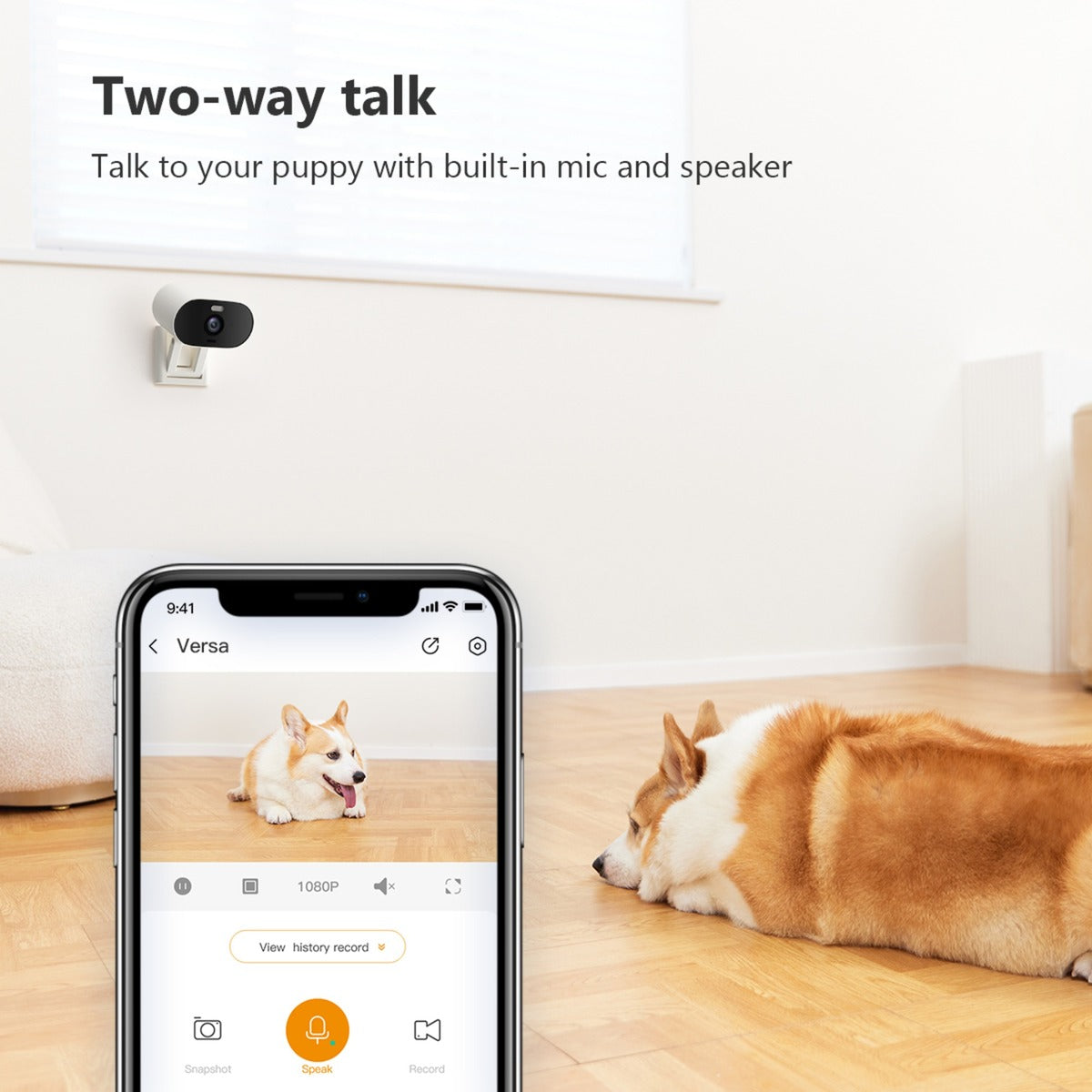 Imou Versa Security Camera (Smart Color Night Vision | IP65 Weatherproof | 110dB Siren)