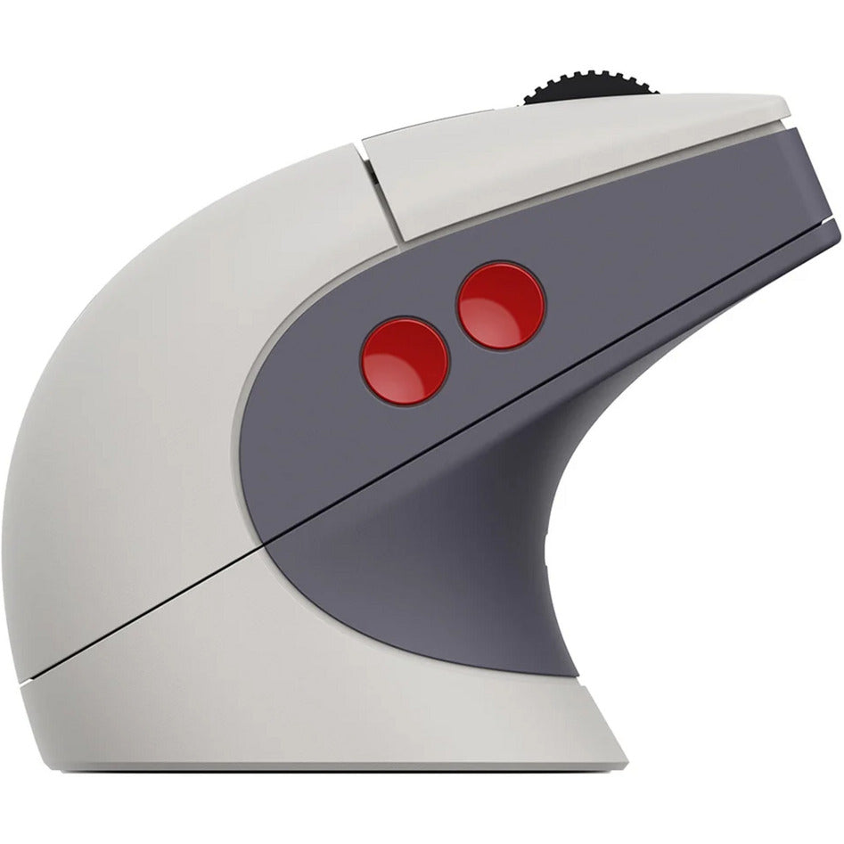8bitdo retro r8 mouse - n edition (grey red, 50 - 26000 dpi, bluetooth usb-c 2.4 ghz)