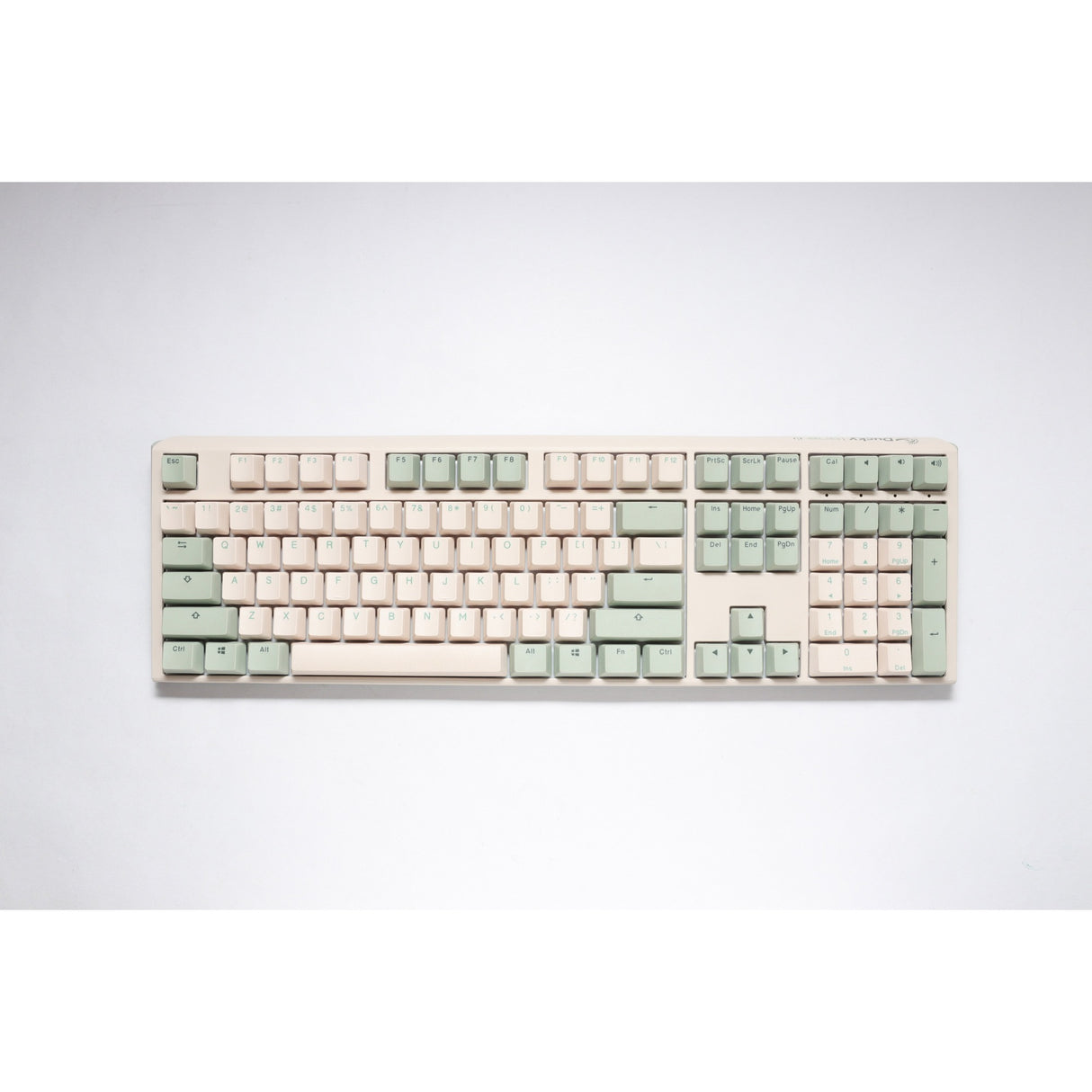 Ducky One 3 Matcha, keyboard (cream green, US layout, Cherry MX Brown, PBT double shot, hot-swap)