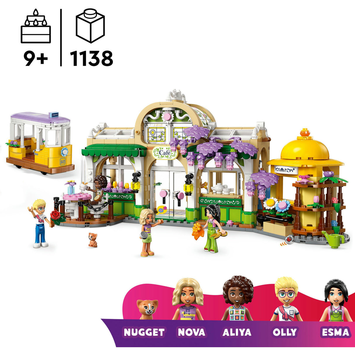 Lego friends 42671 plantecafé og blomsterbutik