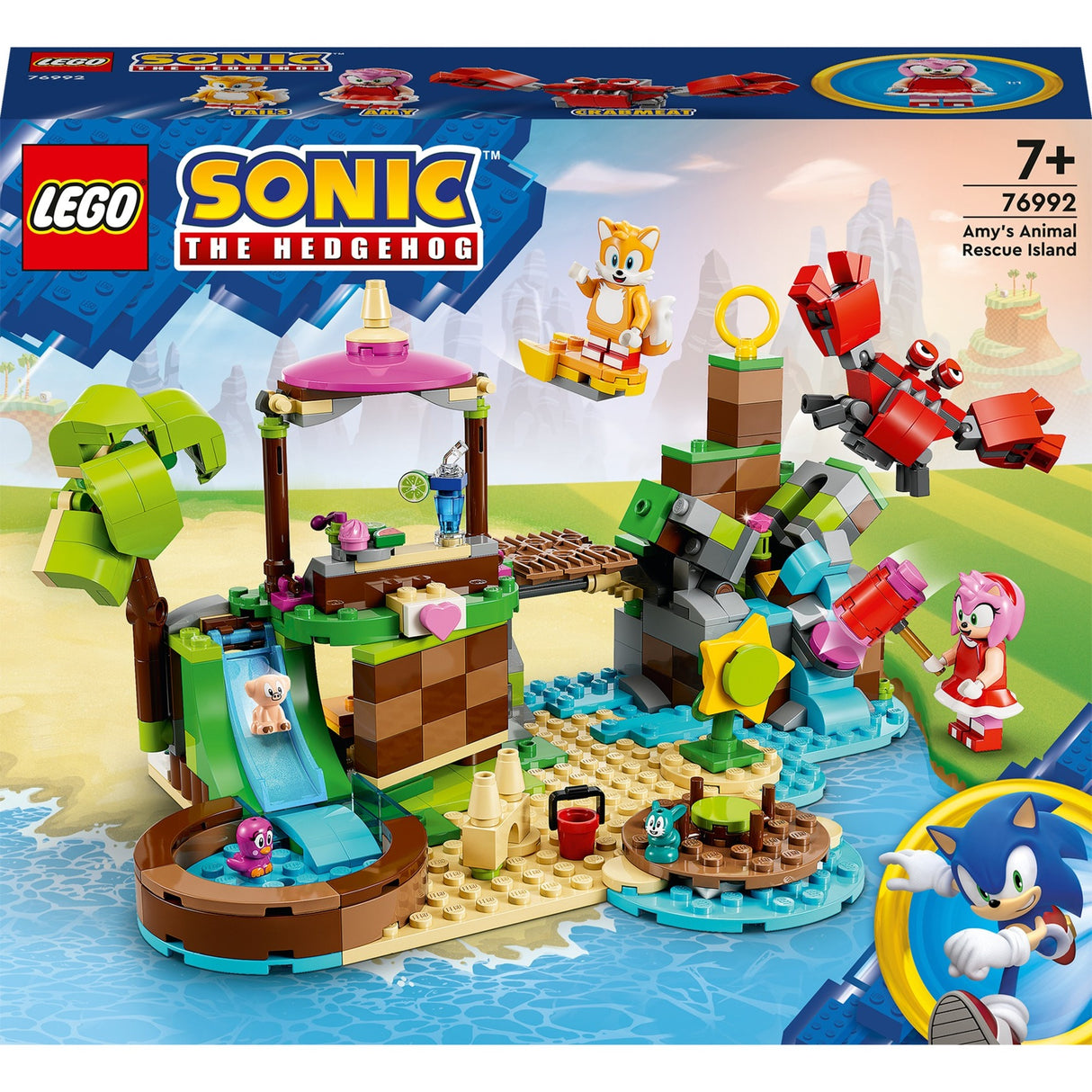 Lego sonic the hedgehog - amy's dierenopvangeiland constructiespeelgoed (76992)