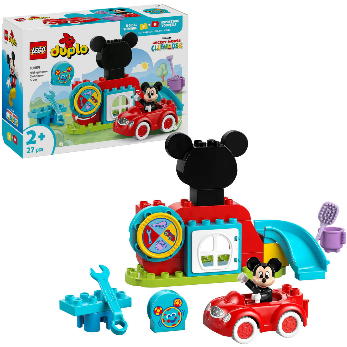 Lego Duplo 10454 Klubovna a auto Disney Mickey Mouse