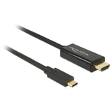 Díghlasáil USB-C (fireann) > HDMI (fireann) (Mód Alt DP)