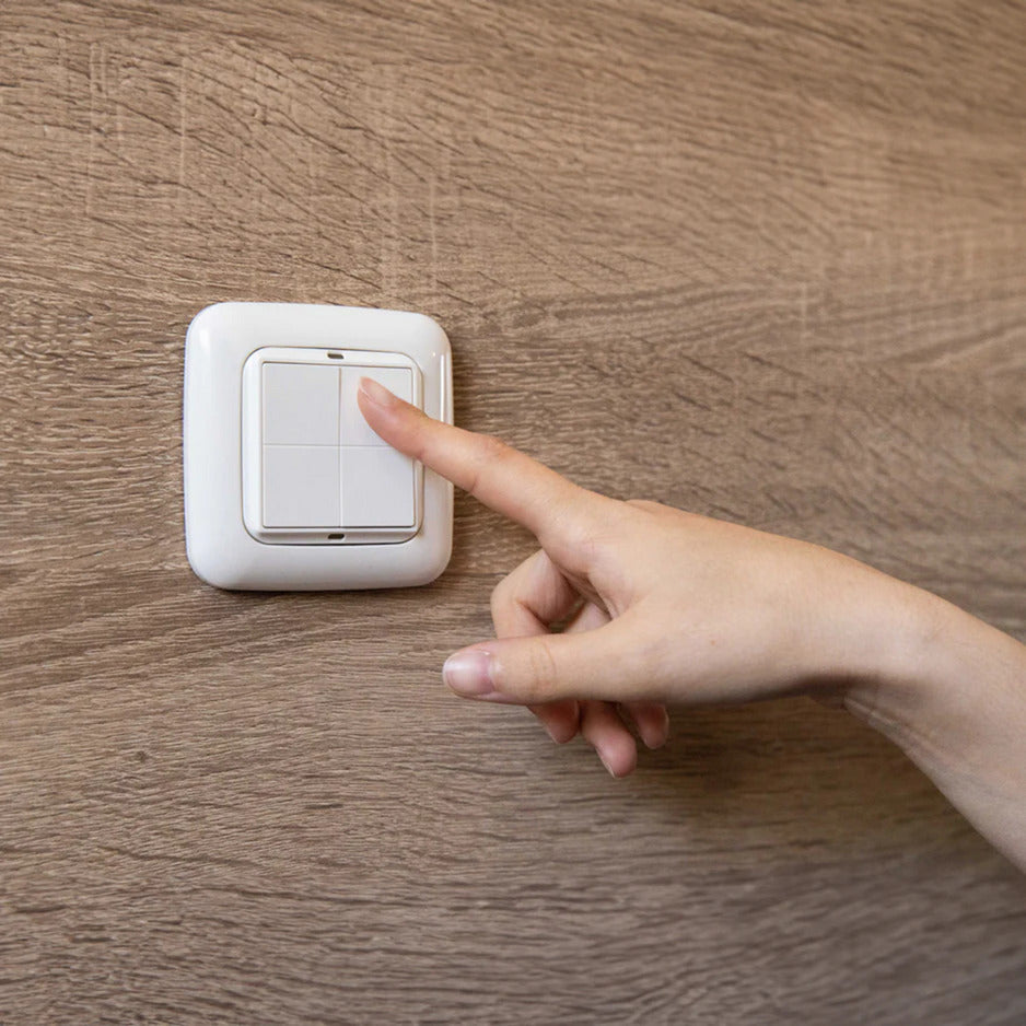 Shelly Blu Wall Switch 4 + Gira Merten adapter switch (white, Bluetooth 4.2)