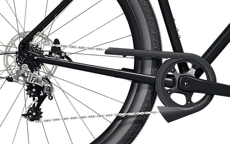 Hebie kettd planeador de cadena abierto plus 32t negro