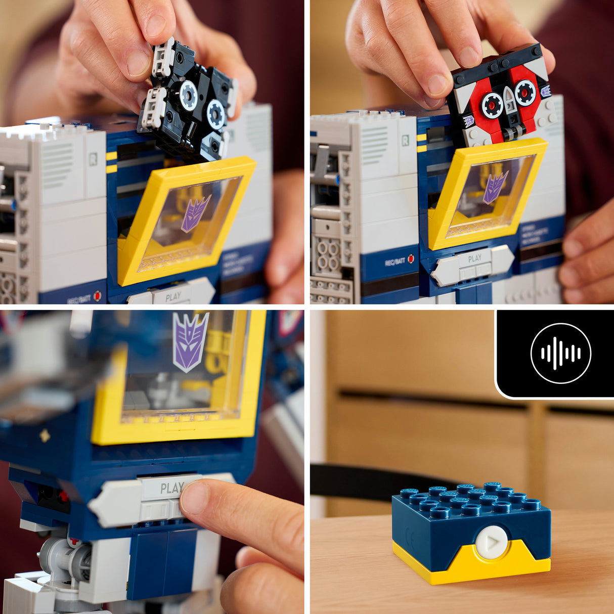 Lego Icons 10358 Trasformatori Onda Sonora