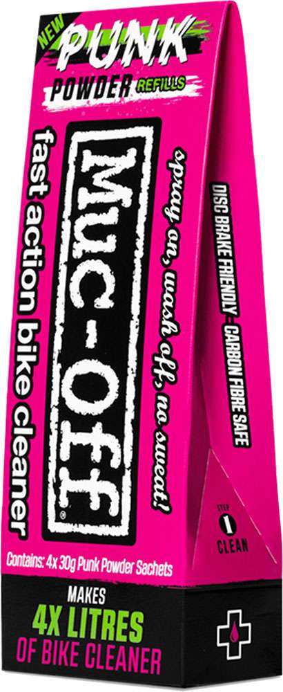 Muc-off punk powder (4-pack) bike cleaner