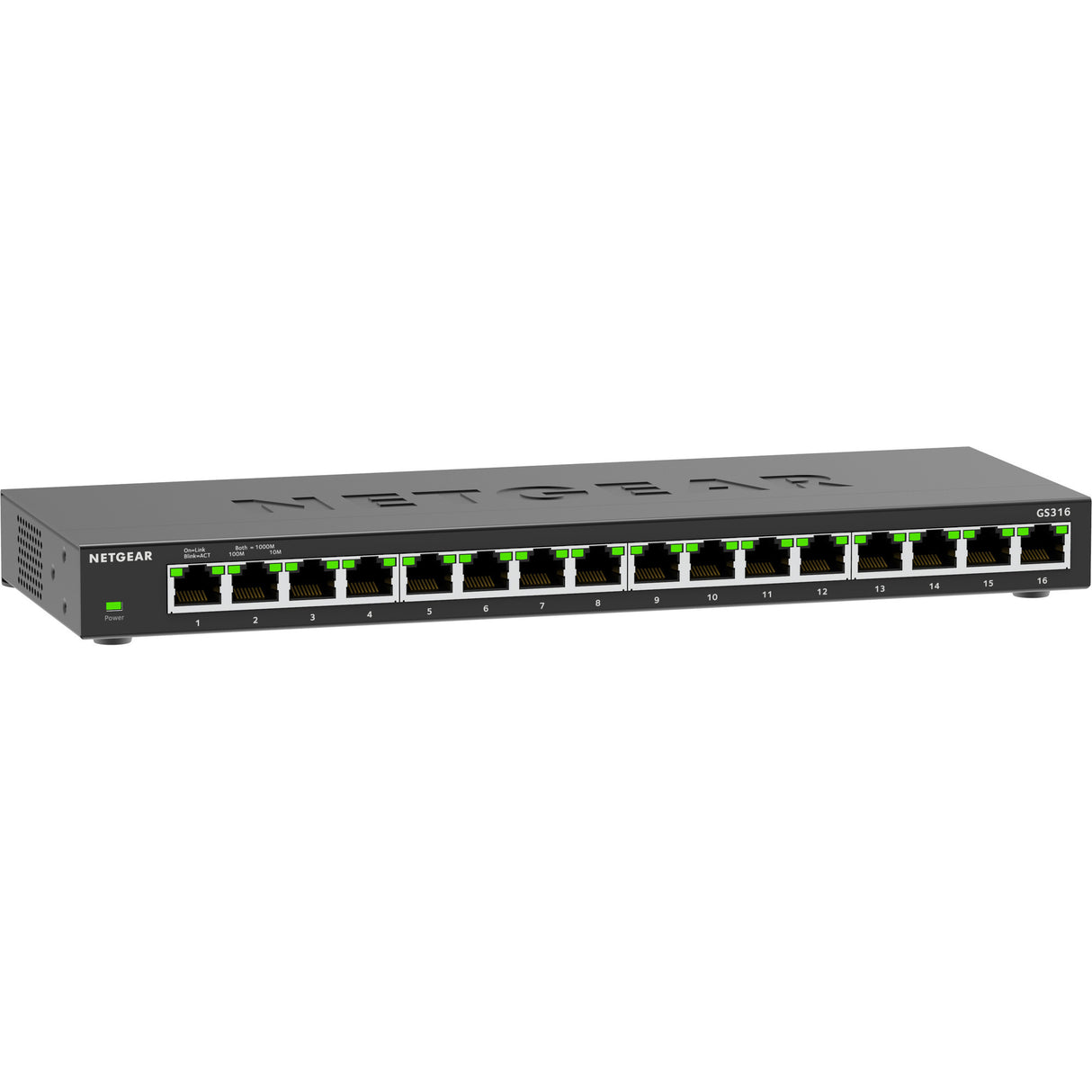 Netgear gs316v3 switch (black)