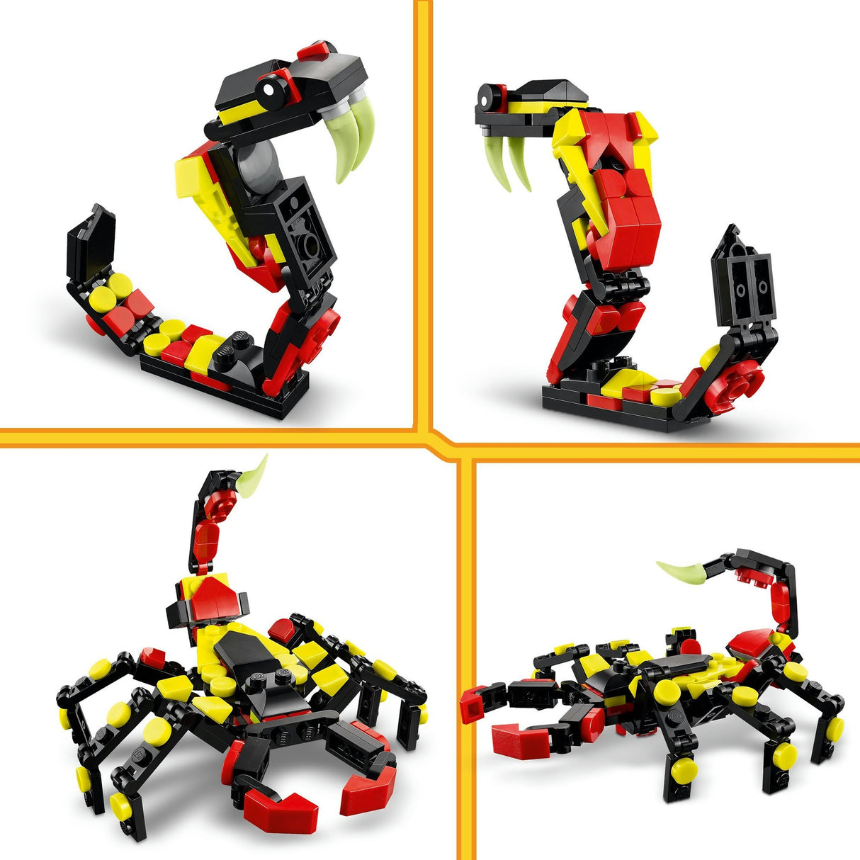Lego creator 31159 divoká zvířata: vzrušující pavouk