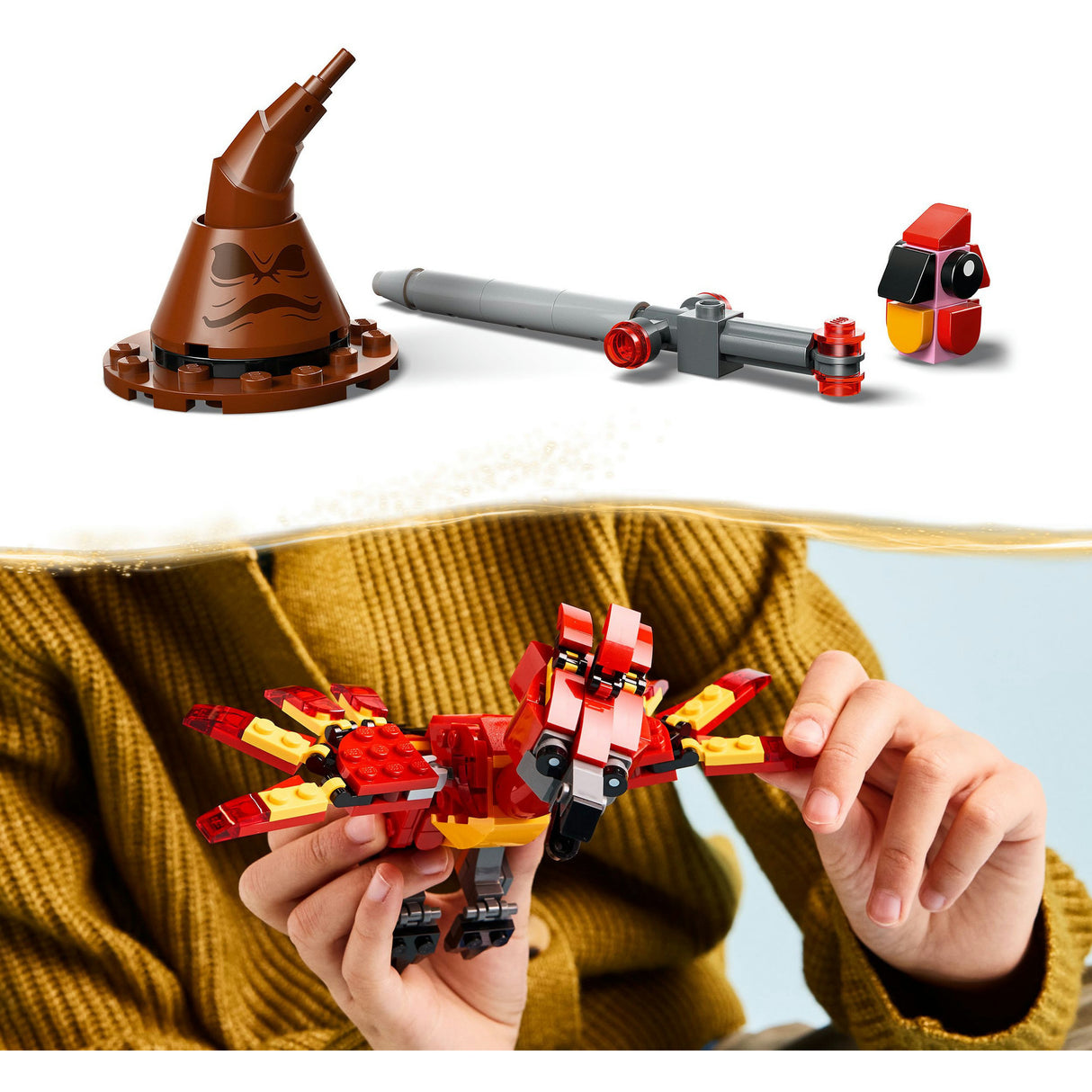 Lego 76448 harry potter felix the phoenix by dumbledore