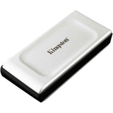 Kingston XS2000 Portable 2 TB External SSD (Silver Black, SXS2000 2000G, USB-C 3.2 (20 Gbit/s))