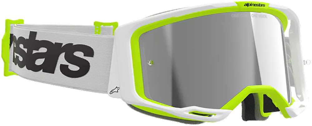 Alpinestars vision 8 wordmark (mirror silver) - mtb goggle