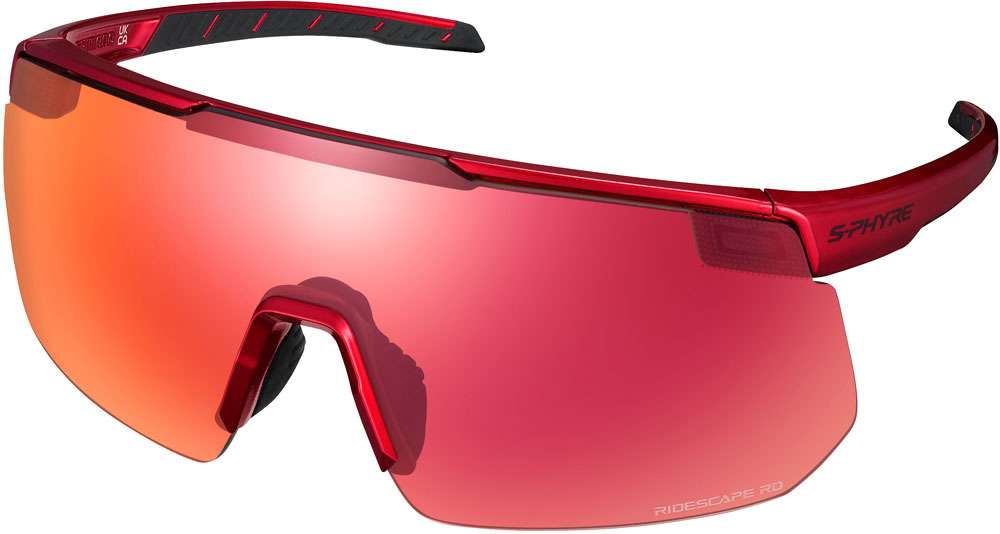 Shimano s-phyre 2 road metallic red - sports glasses