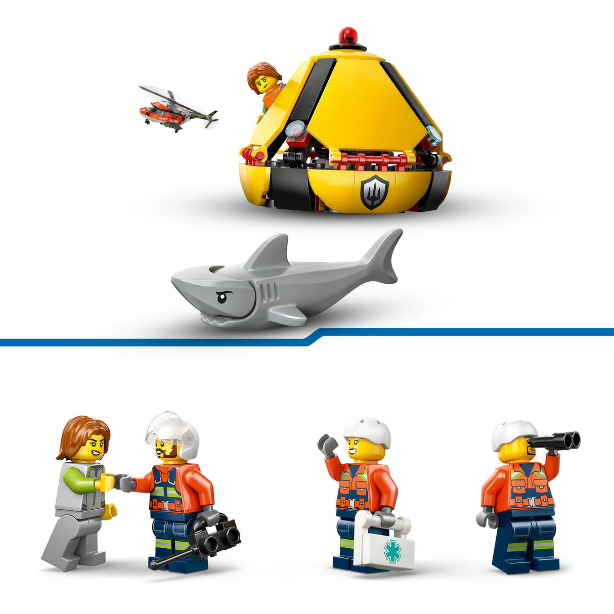 Lego city exploration 60503 kystvagt helikopter