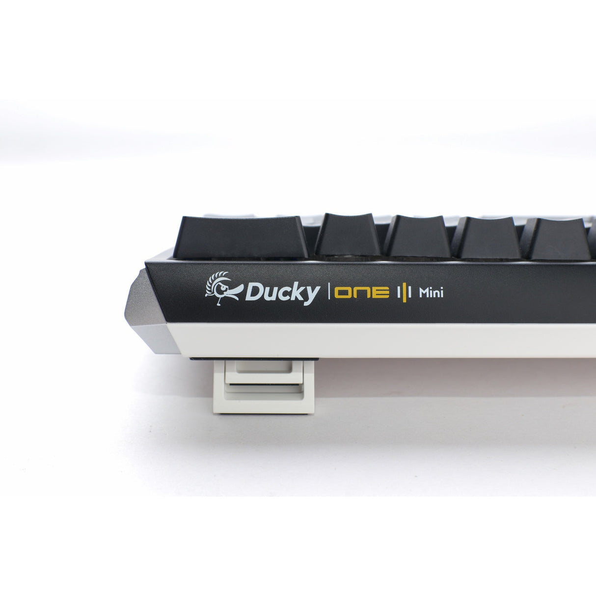 Ducky One 3 Classic Mini, keyboard (black and white, US layout, Cherry MX Silent Red, RGB LED, double-shot PBT, hot-swappable, Quack Mechanics, 60%)