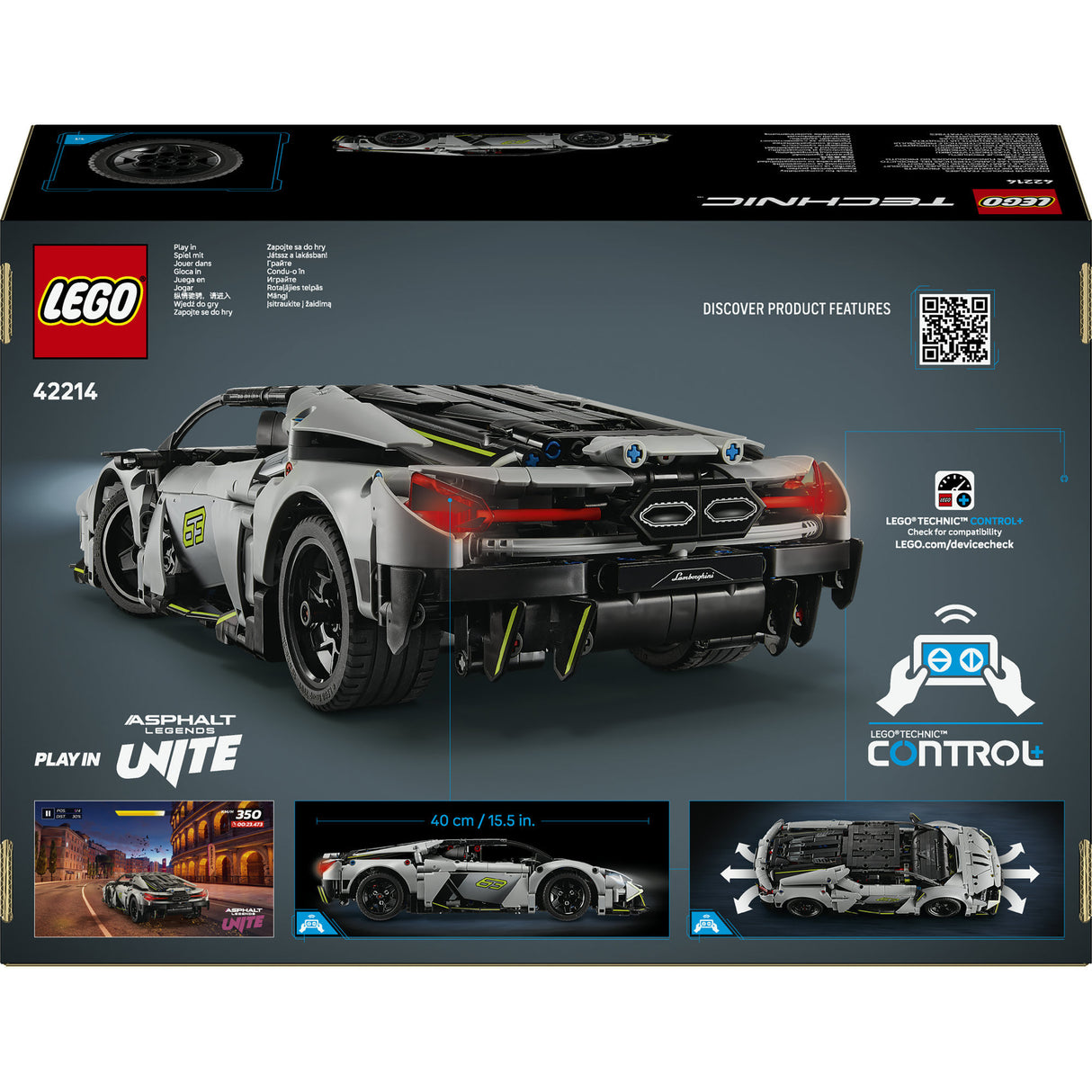 Lego technic 42214 lamborghini revuelto supersportiva