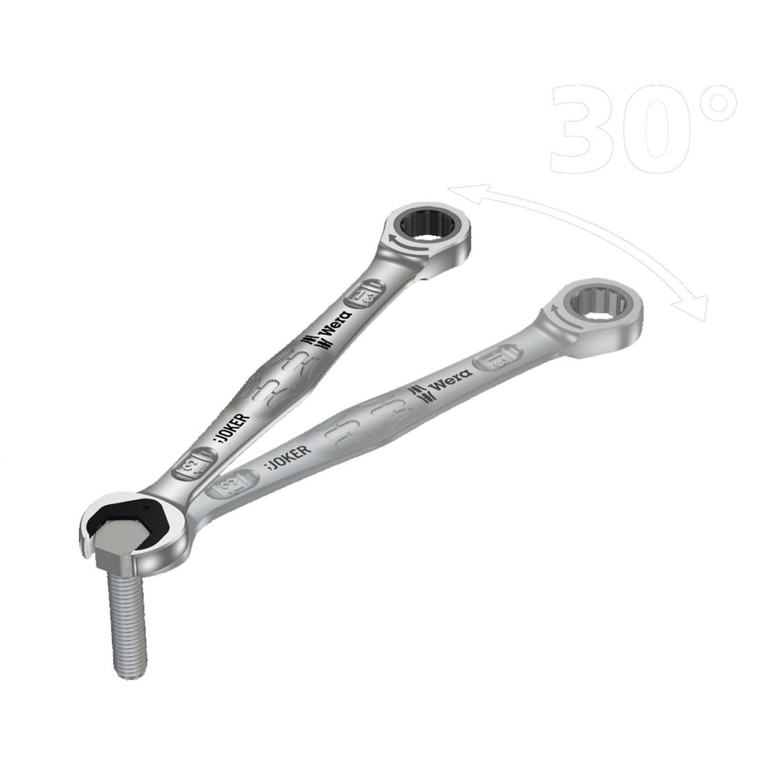 Wera Joker Combination Ratchet Wrench Set (4-piece)