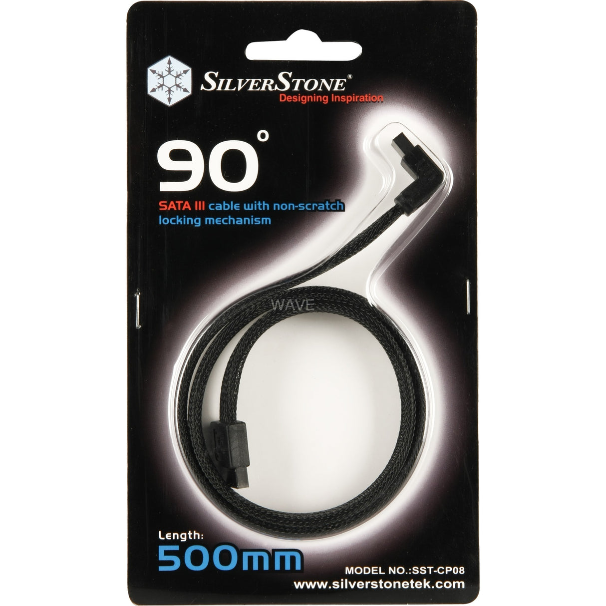 Silverstone SATA III kabel 50 cm