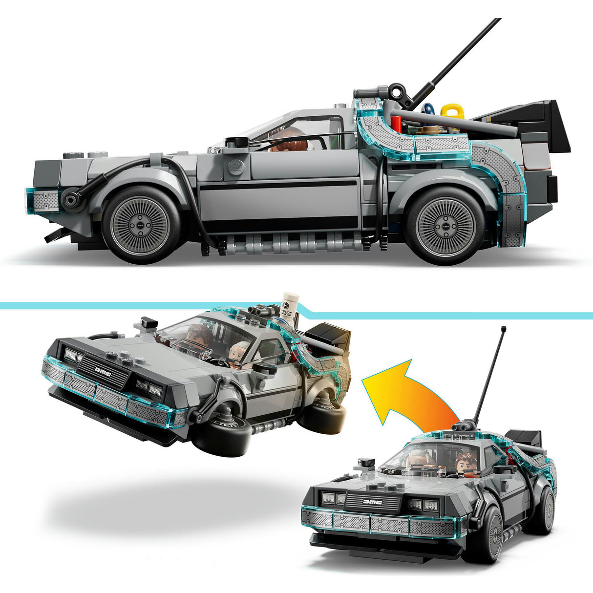 Lego Speed Champions 77256 -aikakone Back to the Futuresta