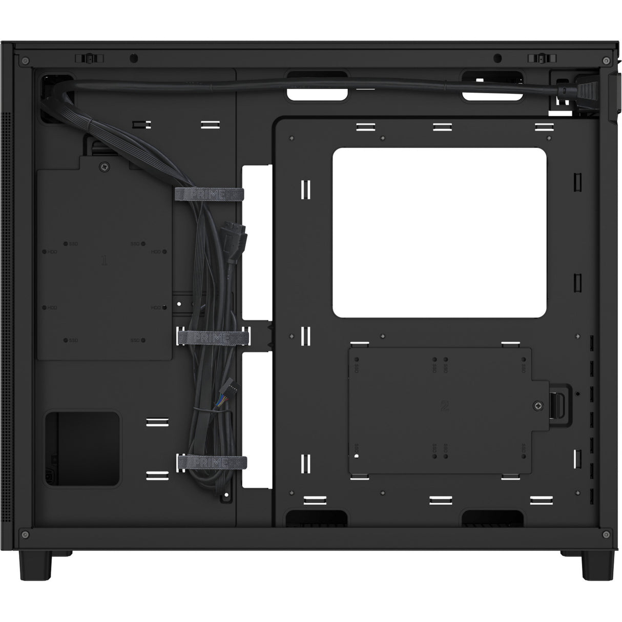 Asus Prime AP201 - Mesh Panel Micro-ATX Case (Black | 2x USB-A | 1x USB-C)