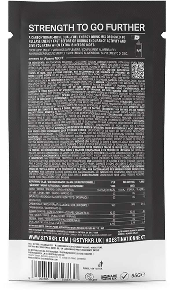 Styrkr mix90 caffeine dual-carb energy drink 12er box