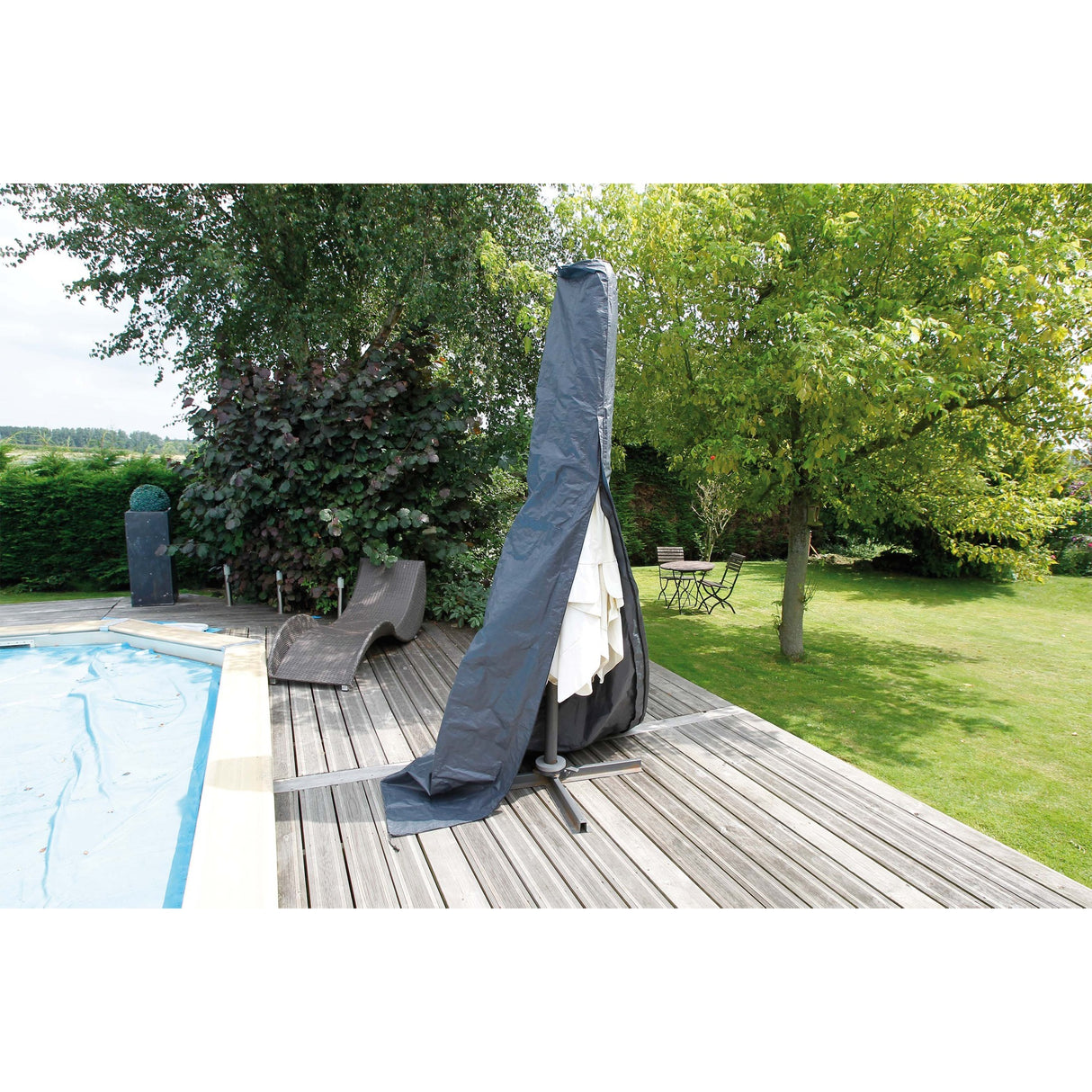 Naturgartenmöbelabdeckung für Stehen Parasol (groß)