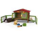 Schleich farm world kaninhytte 42728