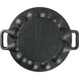 The windmill poffertjespan bak- braadpan (zwart, ø 24 cm)