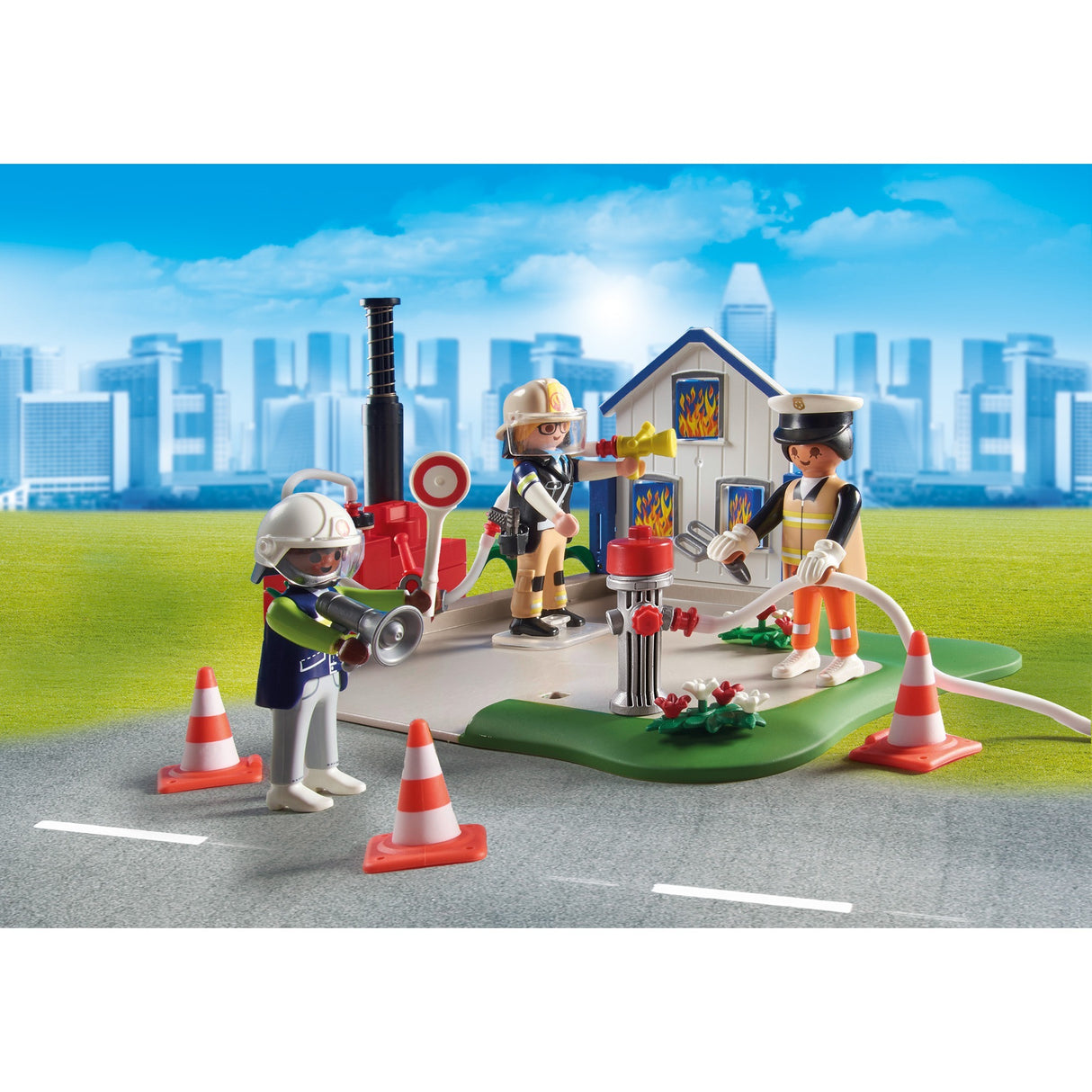 Playmobil figurák - az én figuráim: mentőakciós építőjátékok (70980)