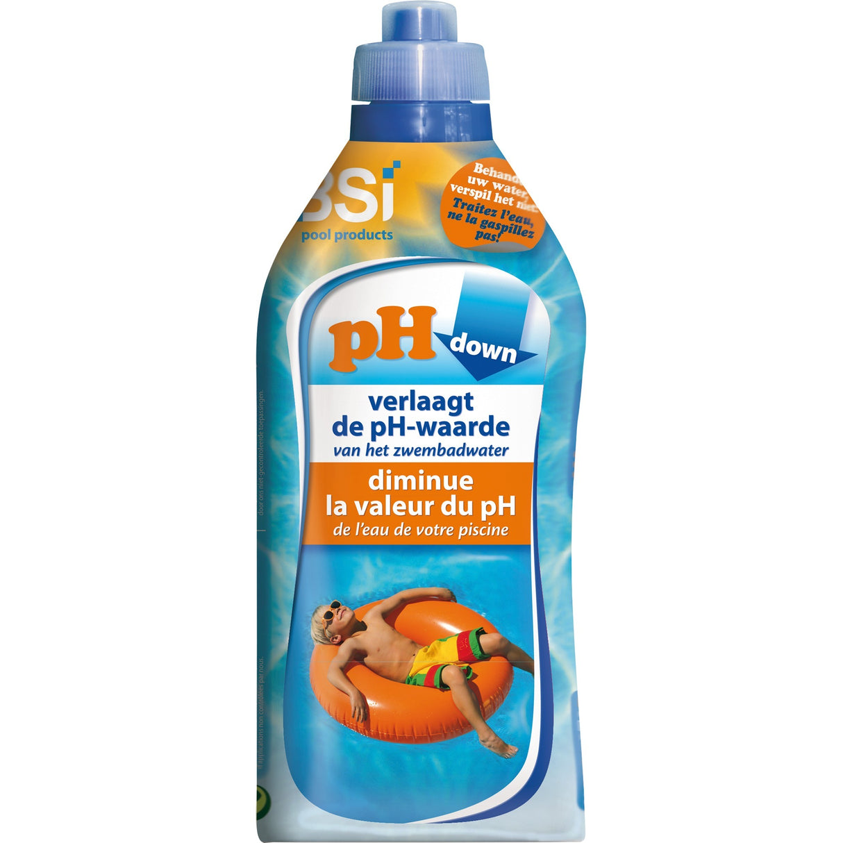 Bsi pH down liquid, 1 liter water treatment product