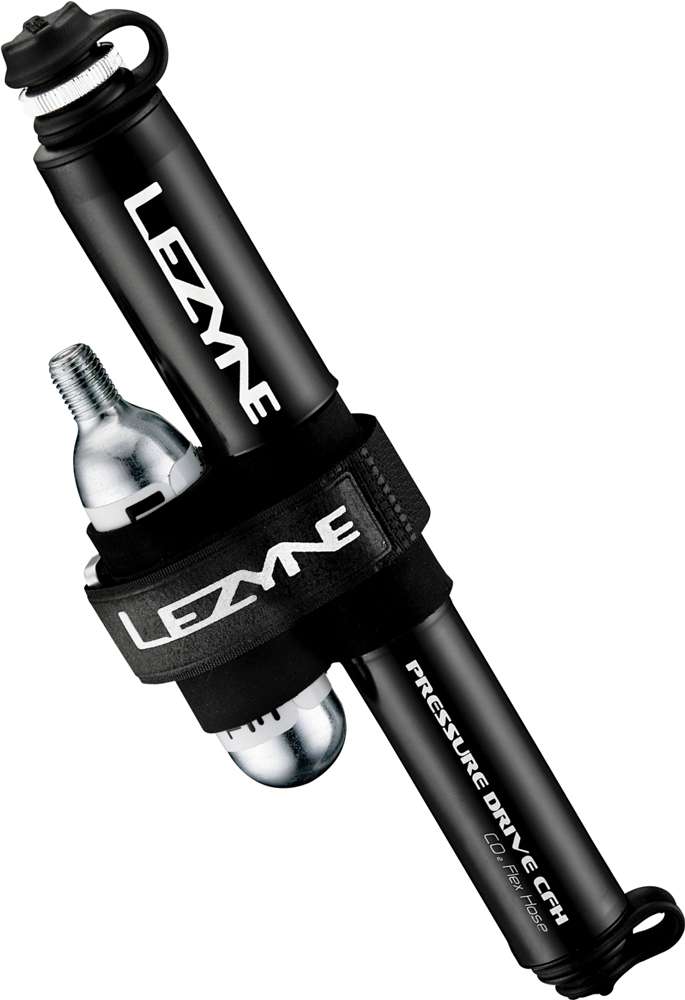 Lezyne cnc pressure drive cfh mini pump black - glossy