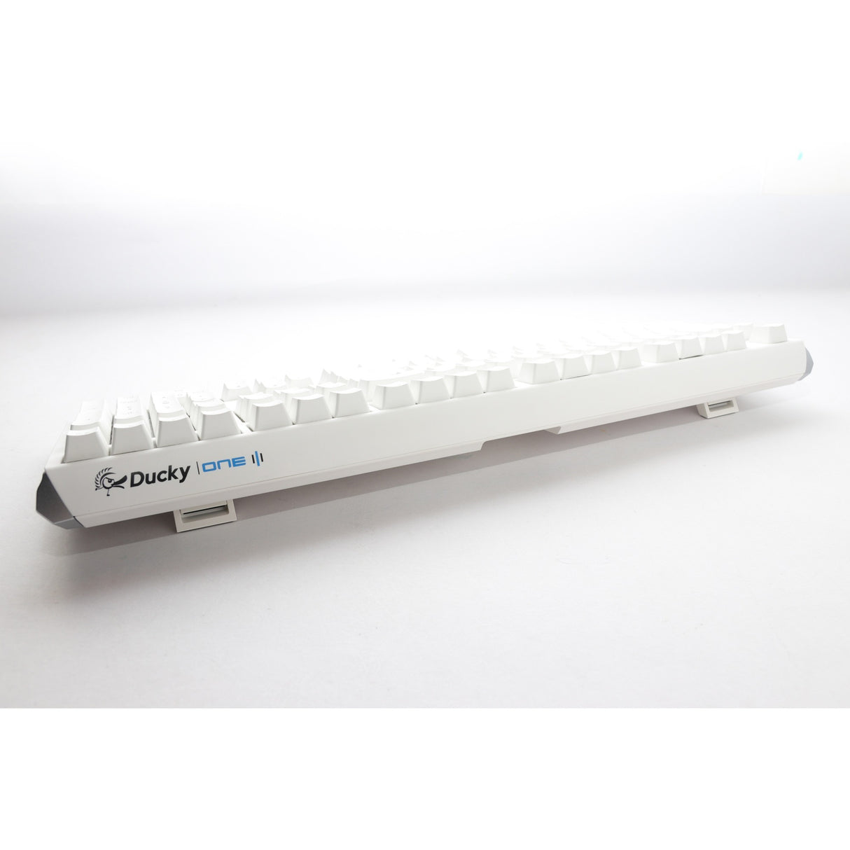 Ducky One 3 Classic Pure White, keyboard (white, US layout, Cherry MX Blue, RGB LED, double-shot PBT, hot-swappable, Quack Mechanics)