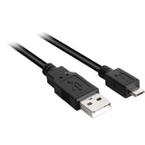 Sharkoon USB-A 2.0 > mikro USB-B laidas (juodas, 0,5 metro)