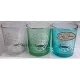 Prijeten@doma eleganten zbirate steklo tealight držalo 3 kosov