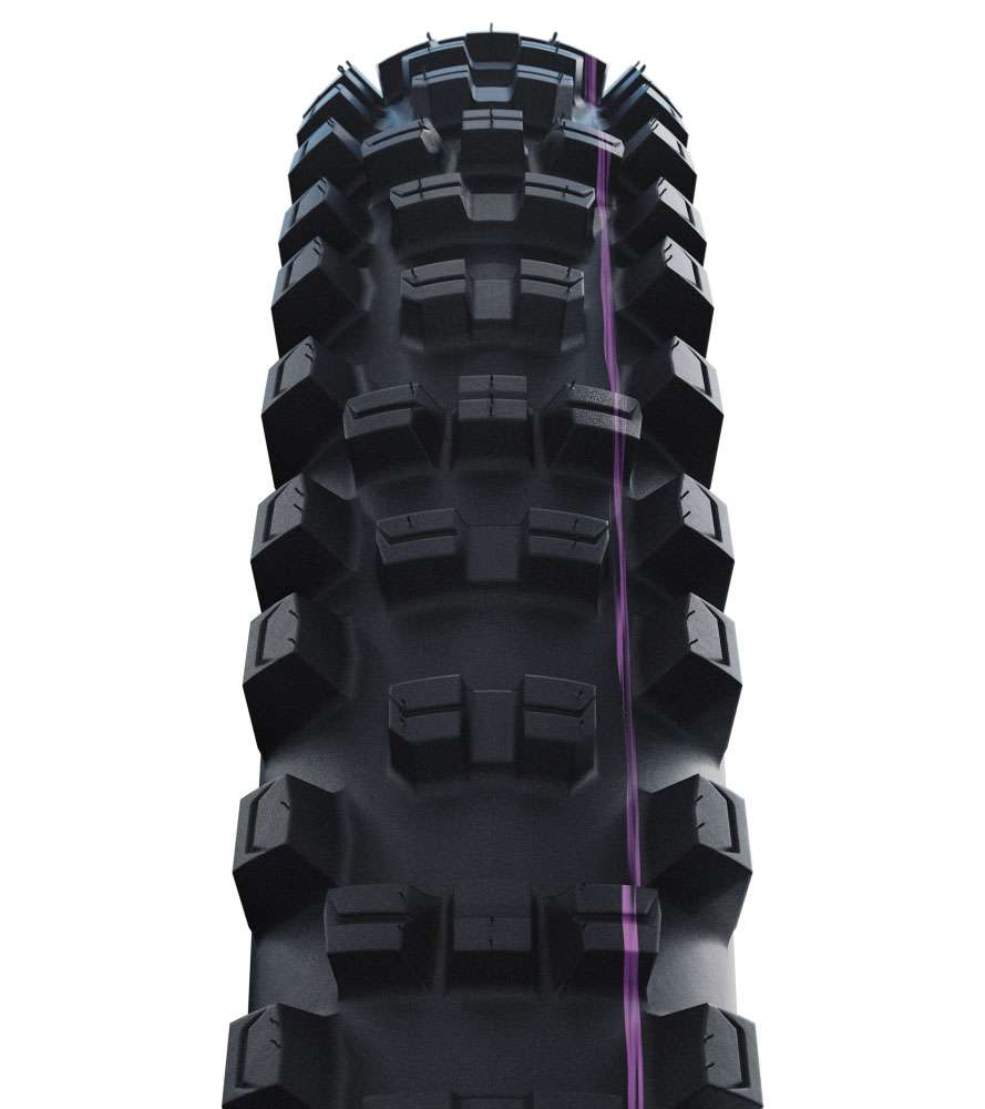 Schwalbe shredda rear gravity pro radial 27.5x2.50 tlr addix ultra soft e-50 folding tire