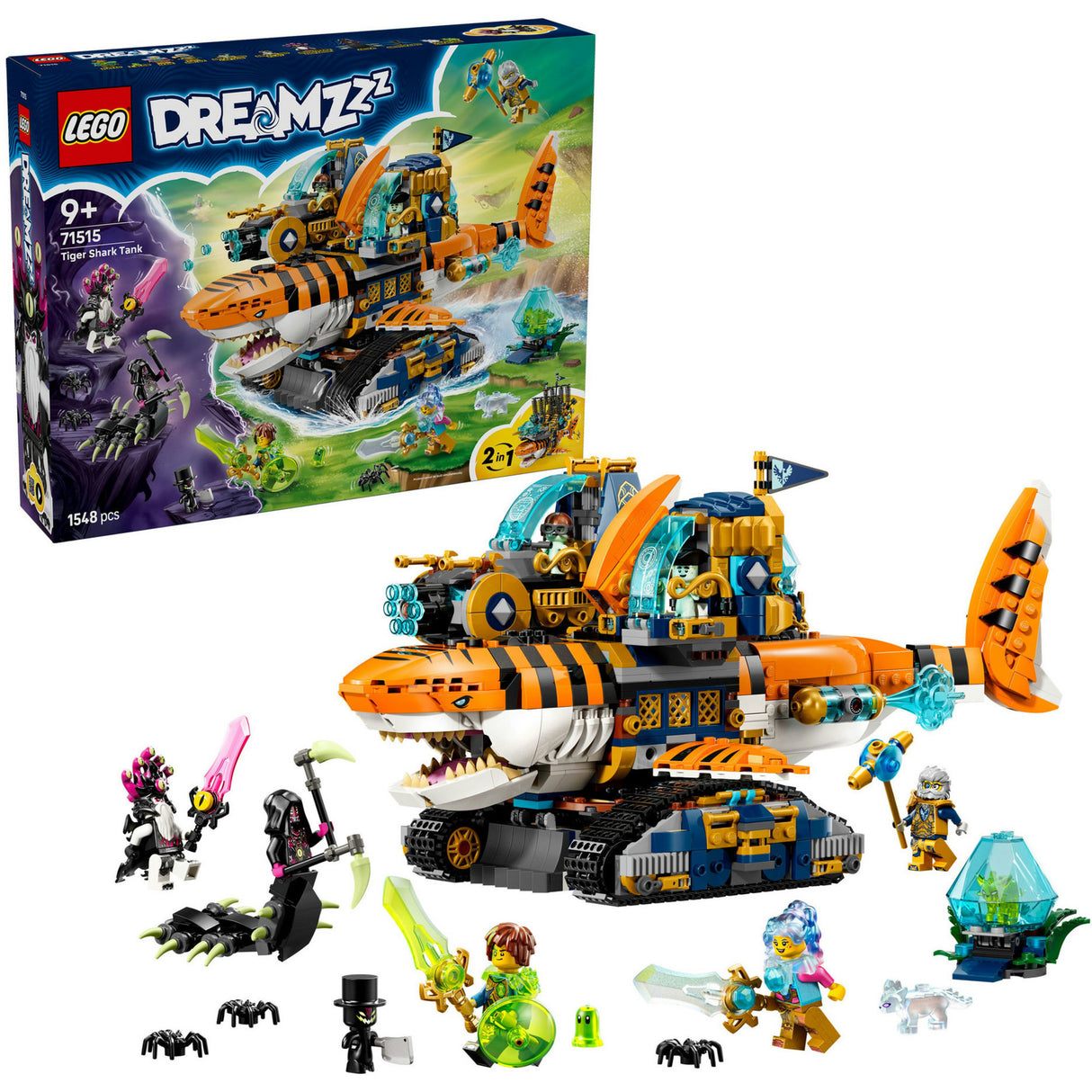 LEGO DREAMZzz 71515 Tiger Shark Ship