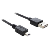 Delock Easy-USB-A 2.0 Männchen> Mini USB-B 2.0 Männlich