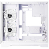 Kryt Chieftec Visio Midi Tower (bílý | 2x USB-A | 1x USB-C | RGB | tvrzené sklo)