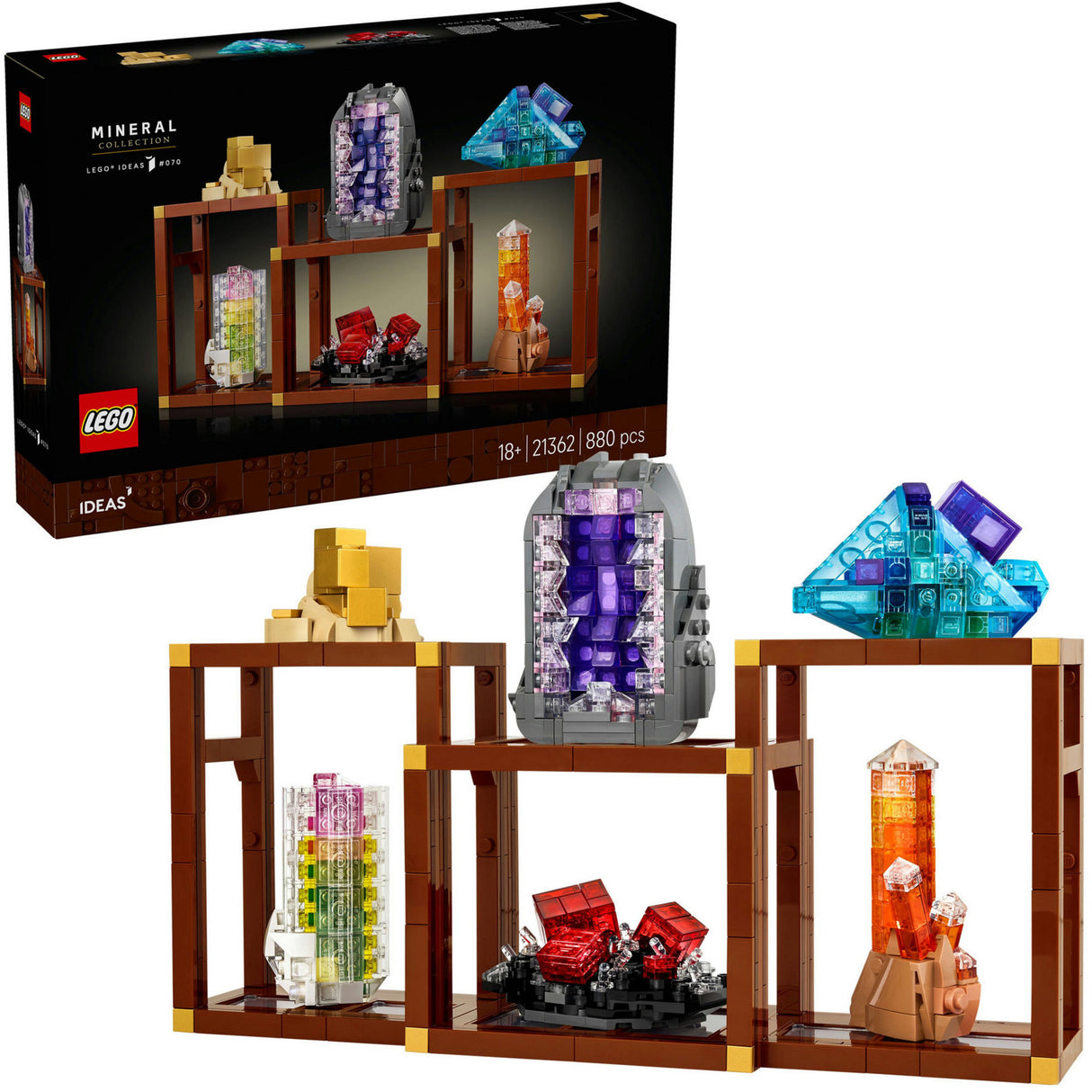 Lego nápady 21362 minerální kolekce