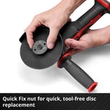 Einhell Axxio Battery Angle Grinder 18 125 Q